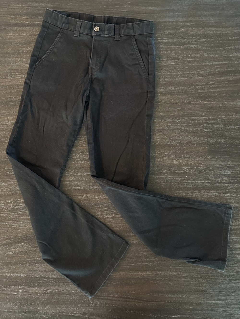 Chaps Boys 12 Black Dress Pants